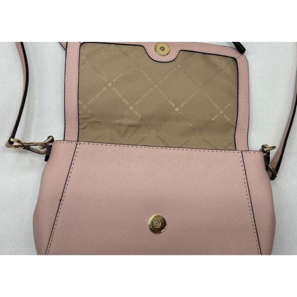 Michael Kors Saffiano Leather Convertible Crossbody Bag - Picture 4 of 5